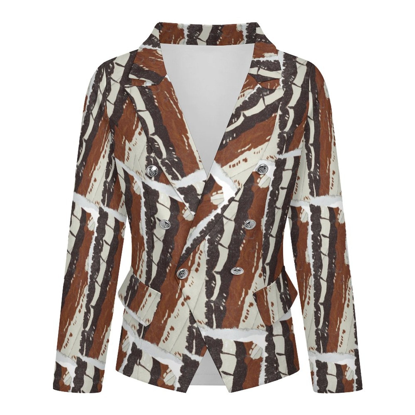 170gsm Women's Casual Blazer(All-Over Printing)