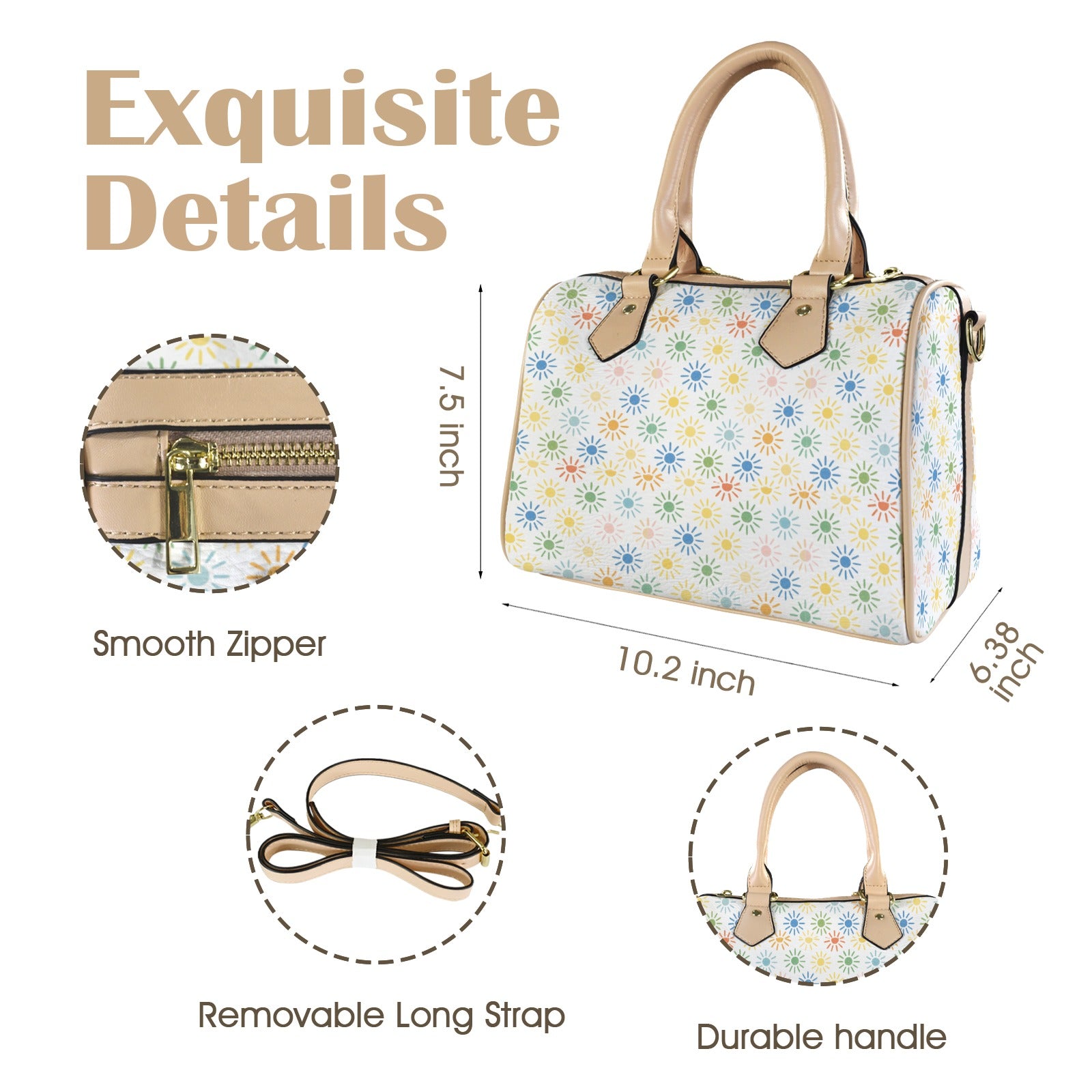 1000033183 Custom Mini Travel Bag-Khaki Handle (Model 1749)