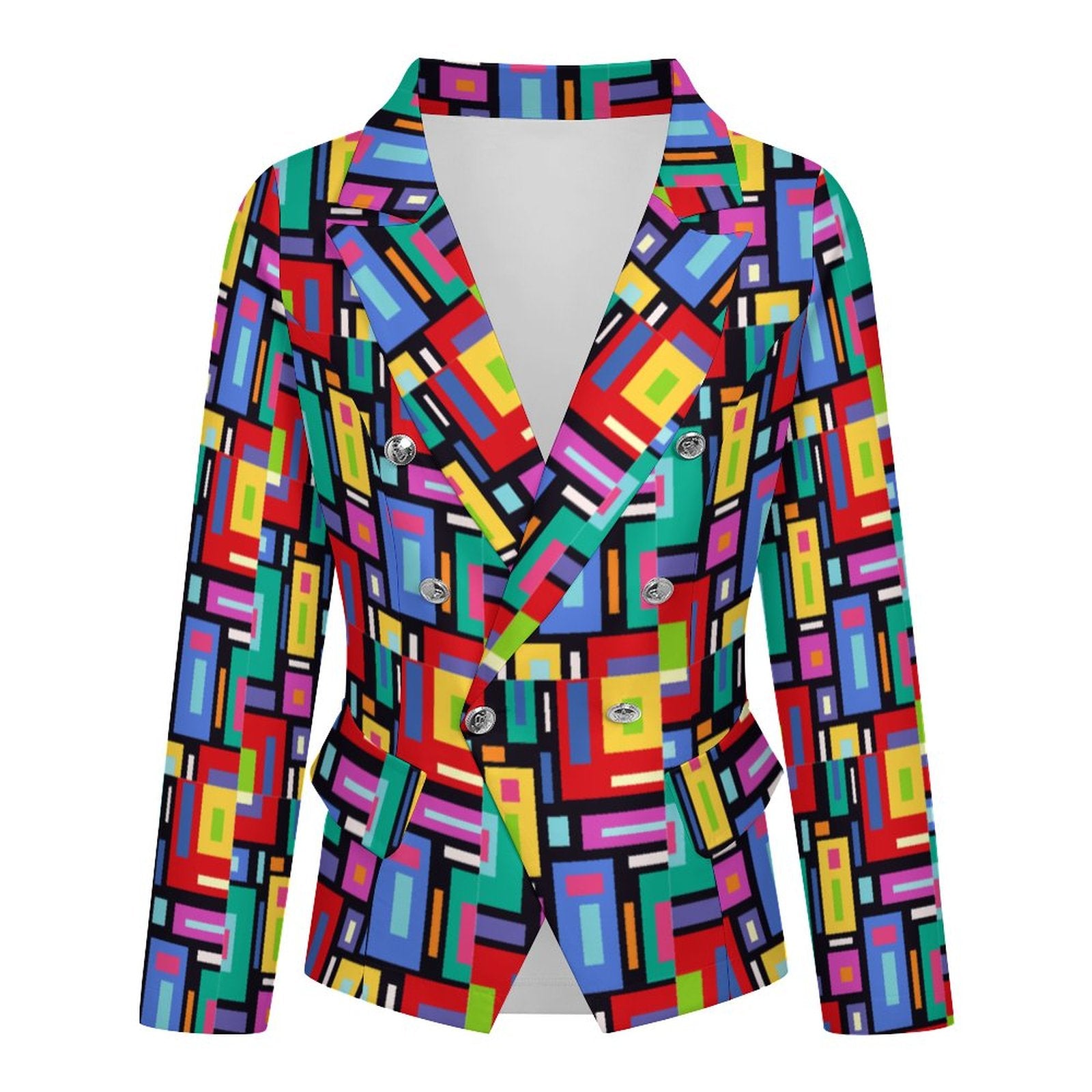 170gsm Women's Casual Blazer(All-Over Printing)