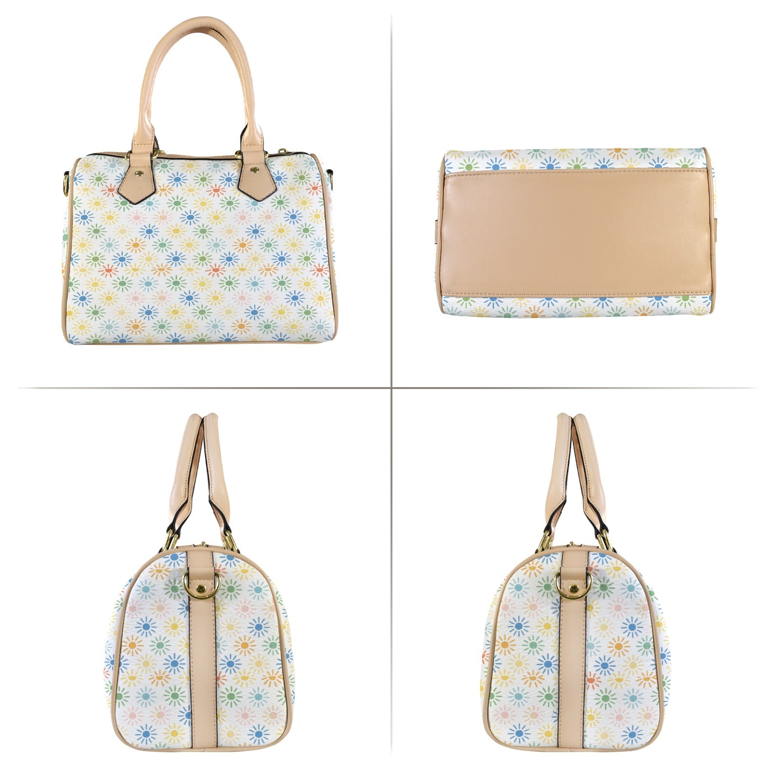 1000033183 Custom Mini Travel Bag-Khaki Handle (Model 1749)