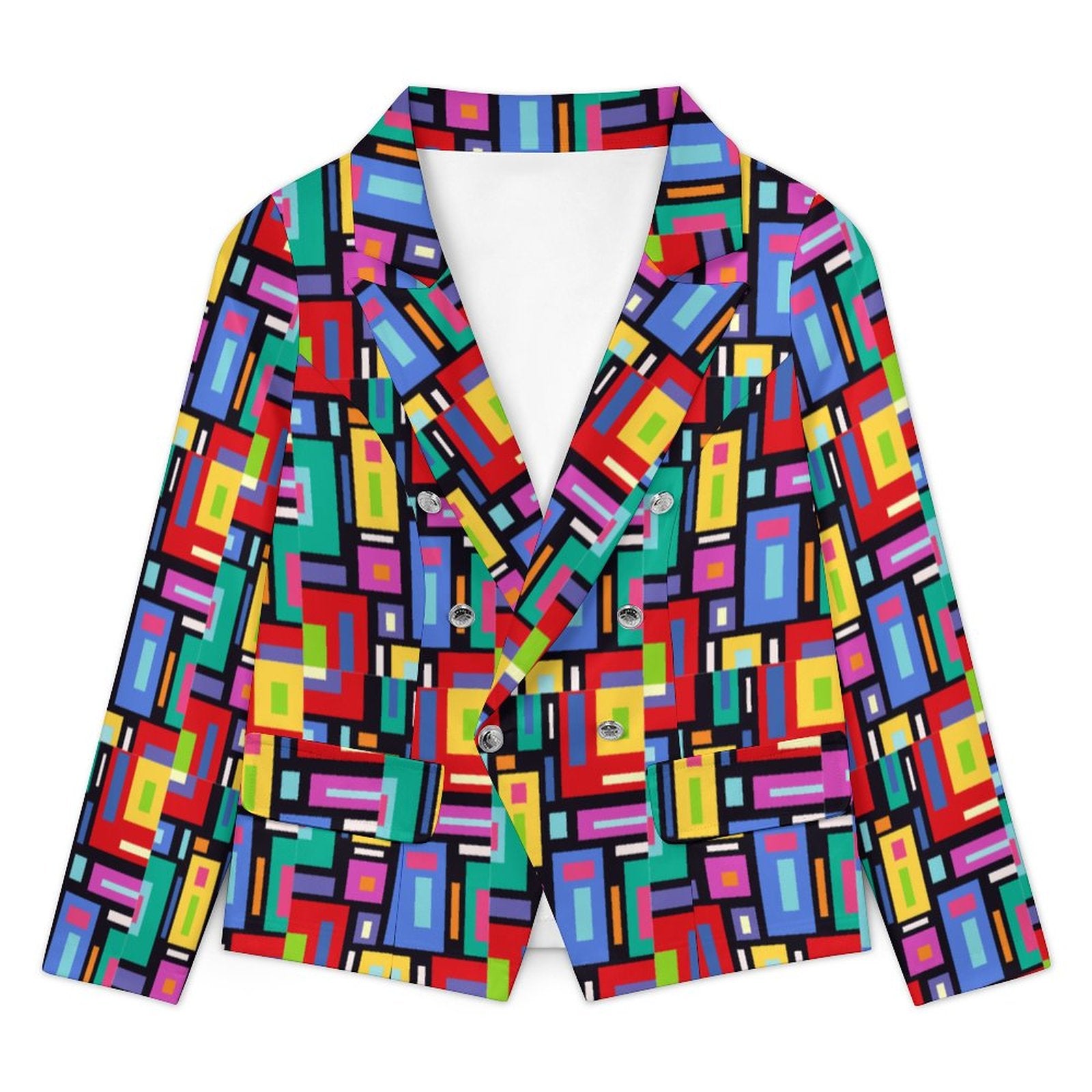 170gsm Women's Casual Blazer(All-Over Printing)