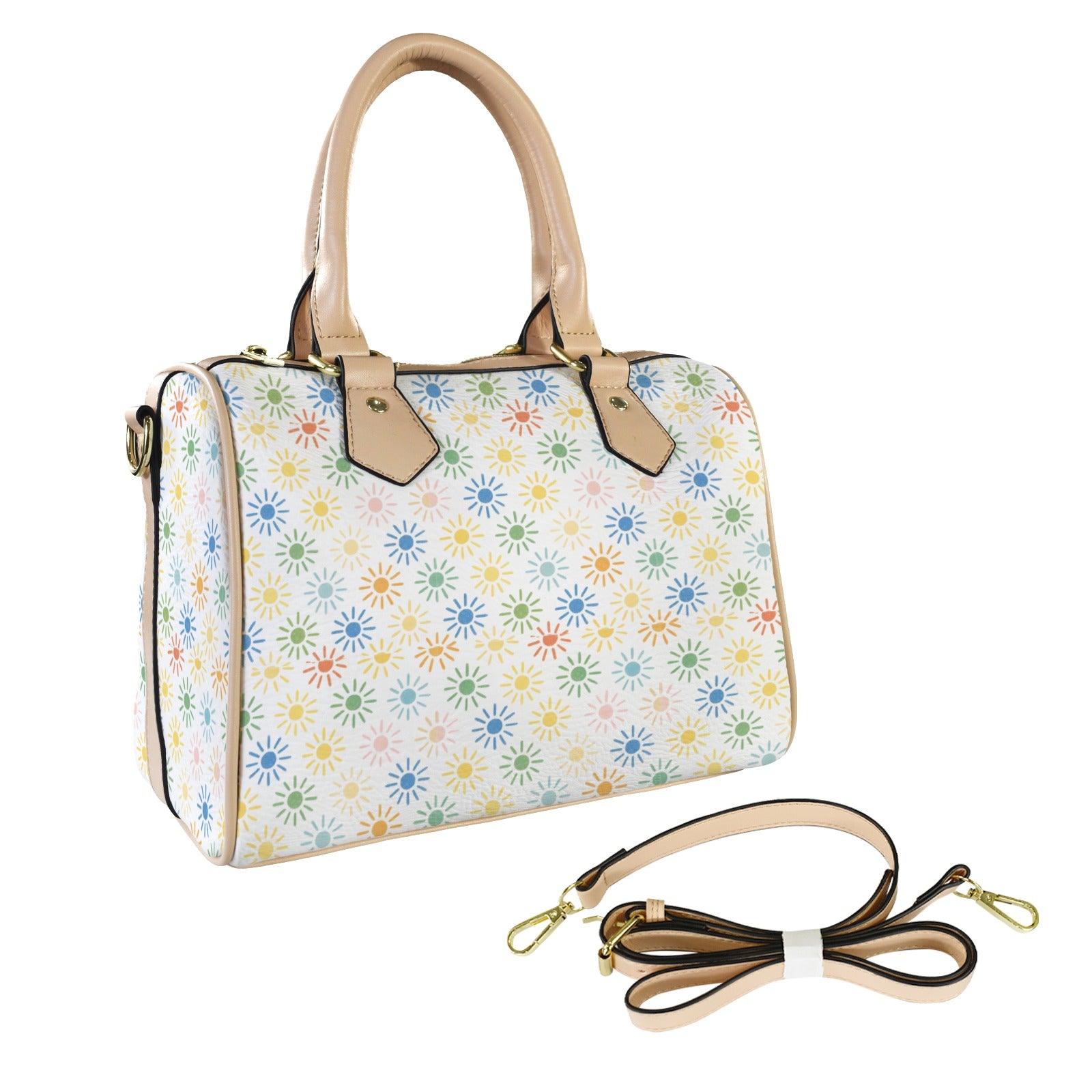 1000033183 Custom Mini Travel Bag-Khaki Handle (Model 1749)