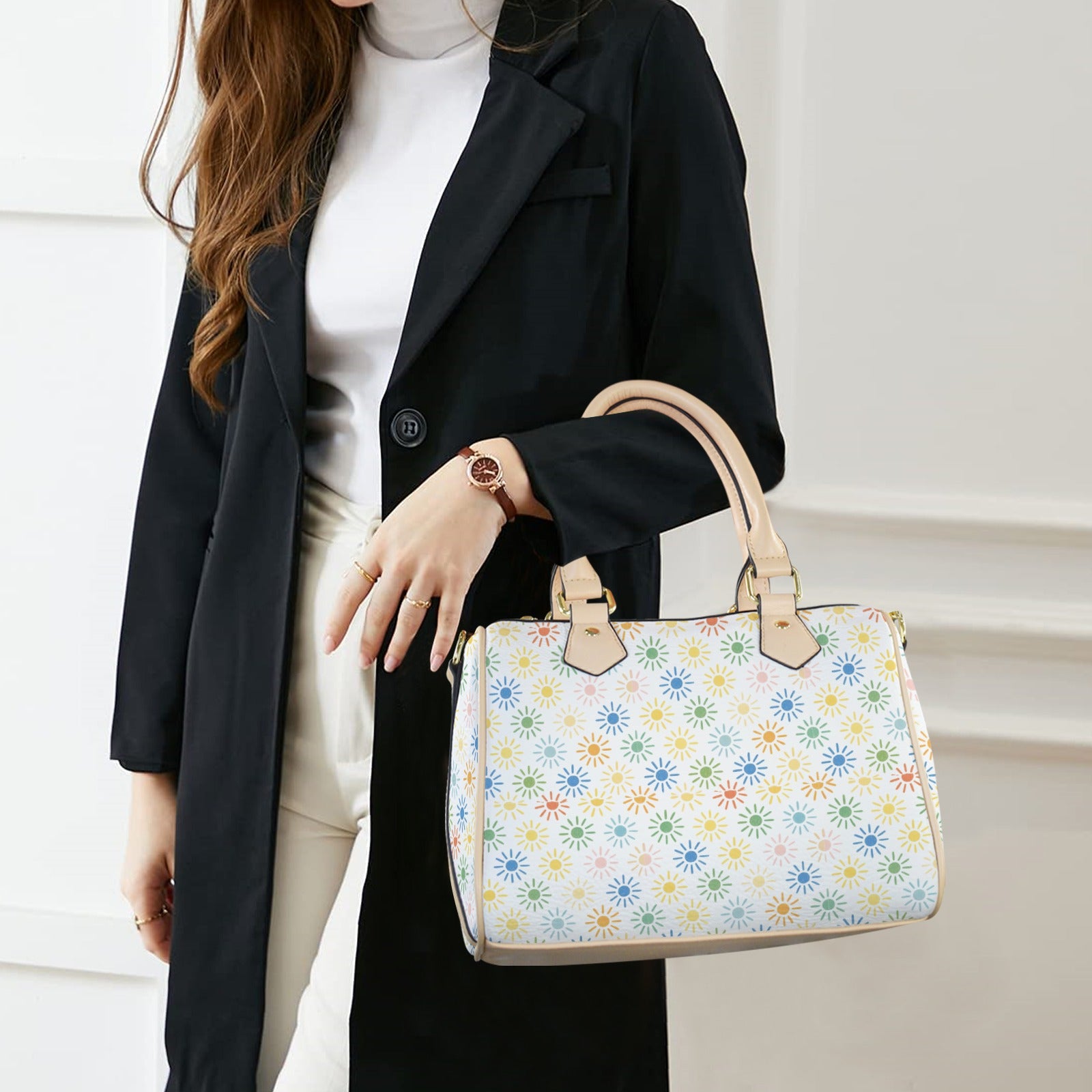 1000033183 Custom Mini Travel Bag-Khaki Handle (Model 1749)